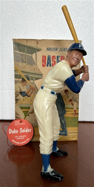 50's/60's DUKE SNIDER HARTLAND STATUE w/BOX & TAG