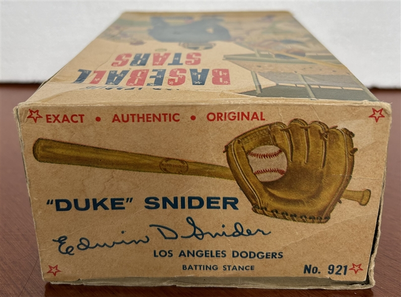 50's/60's DUKE SNIDER HARTLAND STATUE w/BOX & TAG