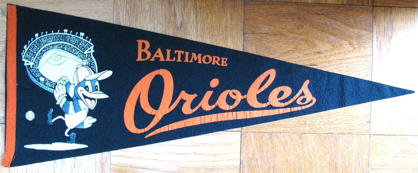 50's BALTIMORE ORIOLES PENNANT