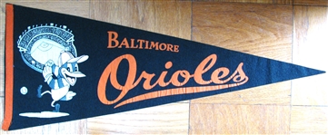 50s BALTIMORE ORIOLES PENNANT