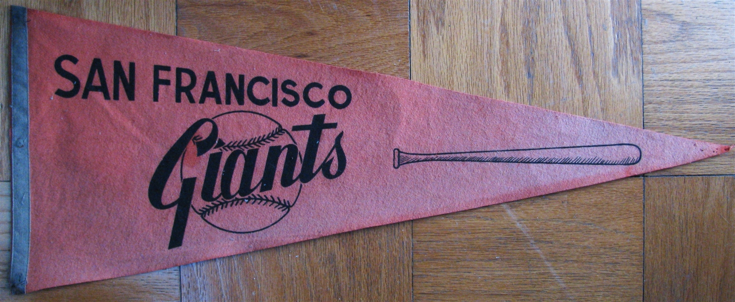 50's/60's SAN FRANCISCO GIANTS PENNANT