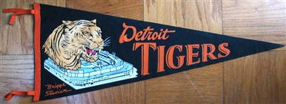 50s/60s DETROIT TIGERS PENNANT