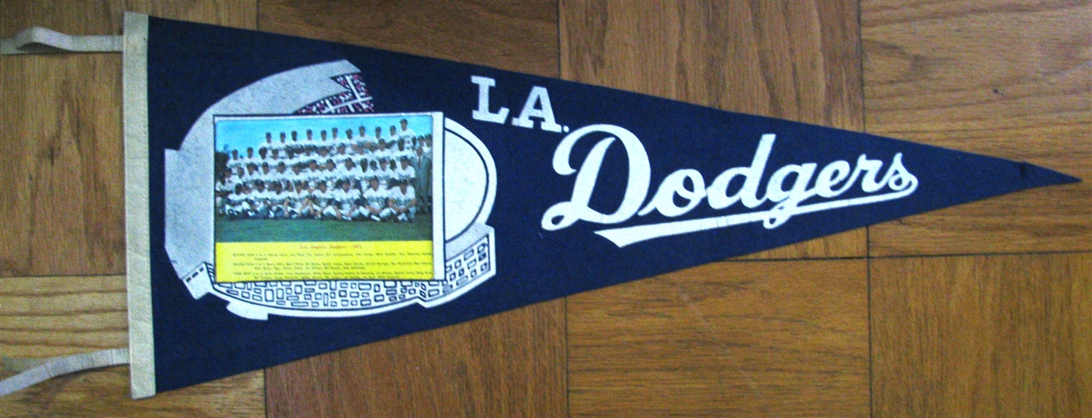 60's LOS ANGELES DODGERS PENNANT