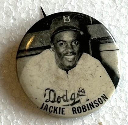 VINTAGE 40's/50's JACKIE ROBINSON PIN - RARE