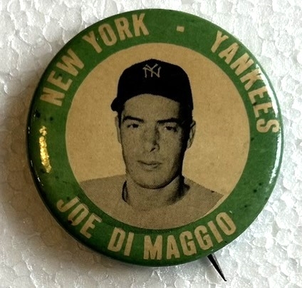 VINTAGE 40's/50's JOE DIMAGGIO PIN