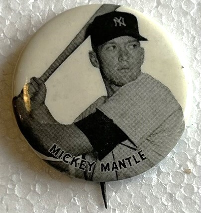 50's MICKEY MANTLE PIN 