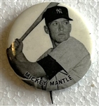 50s MICKEY MANTLE PIN 