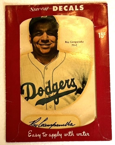 1952 ROY CAMPANELLA STAR-CAL DECAL IN PACKAGE