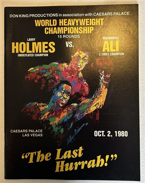 1980 MUHAMMAD ALI vs LARRY HOLMES PROGRAM 