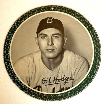 1950 GIL HODGES PIN UP CARD