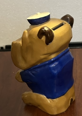 VINTAGE YALE BULLDOGS MASCOT BANK