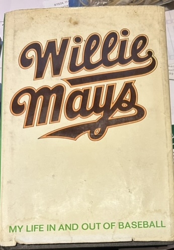 WILLIE MAYS SIGNED BOOK w/JSA COA