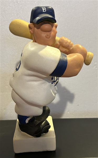 1955 BROOKLYN DODGERS KAIL STATUE - SIGNED BY KAIL