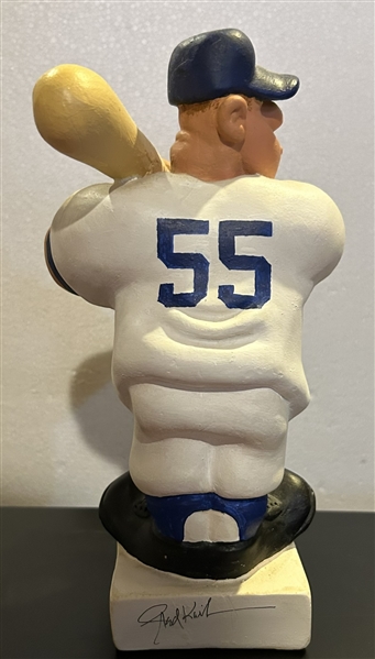 1955 BROOKLYN DODGERS KAIL STATUE - SIGNED BY KAIL