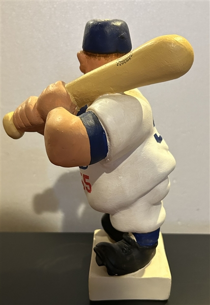 1955 BROOKLYN DODGERS KAIL STATUE - SIGNED BY KAIL