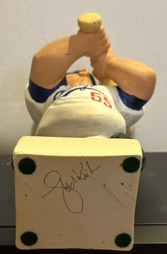 1955 BROOKLYN DODGERS KAIL STATUE - SIGNED BY KAIL