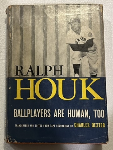 1962 RALPH HOUK SIGNED BOOK w/CAS COA