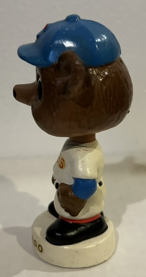 60's CHICAGO CUBS mini BOBBING HEAD w/BOX