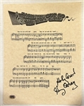 HARRY CARAY SIGNED "TAKE ME OUT TO THE BALLGAME" SHEET MUSIC + BONUS