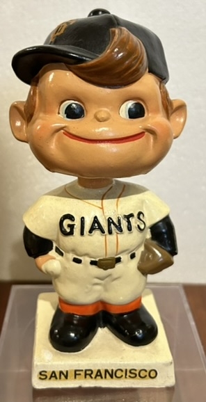 60's SAN FRANCISCO GIANTS WHITE BASE BOBBING HEAD