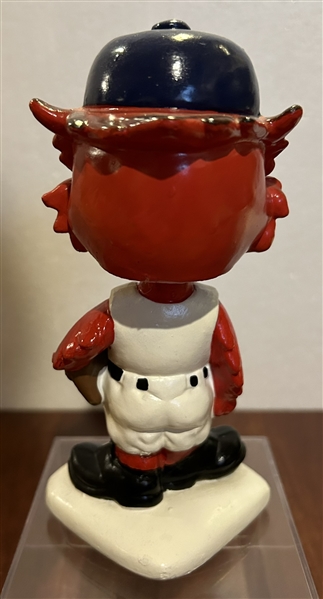 60's ST. LOUIS CARDINALS WHITE BASE BOBBING HEAD