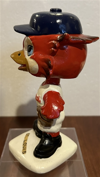 60's ST. LOUIS CARDINALS WHITE BASE BOBBING HEAD