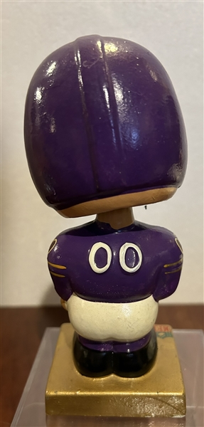 60's MINNESOTA VIKINGS SQUARE GOLD BASE BOBBING HEAD