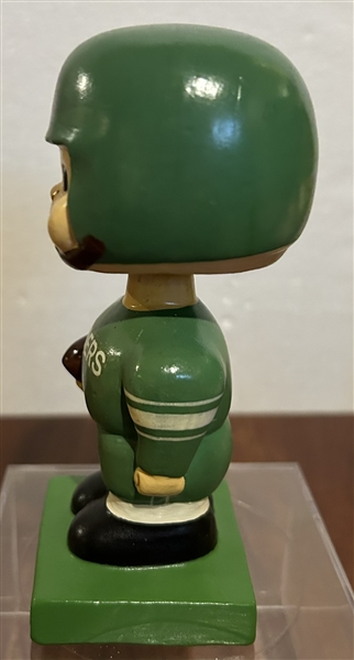 60's CFL OTTOWA ROUGH RIDERS mini BOBBING HEAD-GREEN UNIFORM