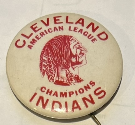 VINTAGE 1948 CLEVELAND INDIANS WORLD SERIES PIN