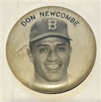 VINTAGE 50s DON NEWCOMBE "BROOKLYN DODGERS" PIN -VERY  RARE