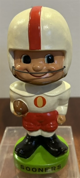 60's OKLAHOMA SOONERS BOBBING HEAD