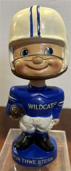 60's NORTHWESTERN WILDCATS  BOBBING HEAD