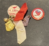 VINTAGE ST. LOUIS CARDINALS PIN LOT -2