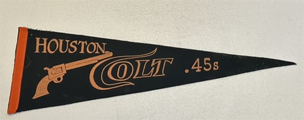 VINTAGE 60's HOUSTON COLT 45's PENNANT