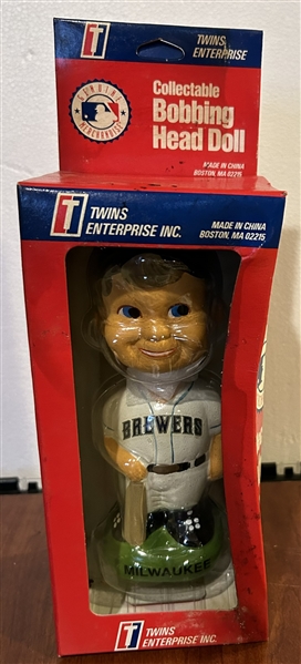 MILWAUKEE BREWERS BOBBING HEAD w/BOX