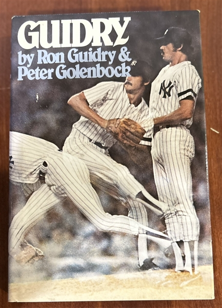 RON GUIDRY GUIDRY SIGNED BOOK w/COA