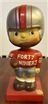 60s SAN FRANCISCO 49ers "SQUARE BASE" BOBBING HEAD