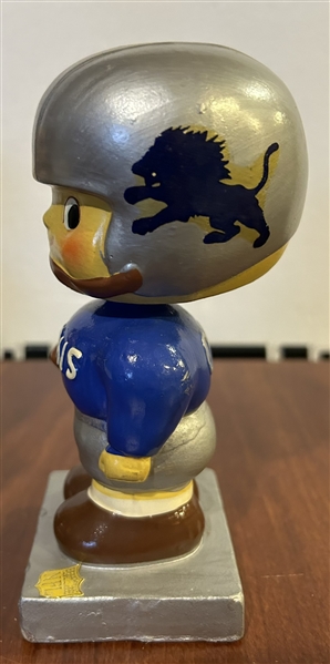 60's DETROIT LIONS SQUARE BASE BOBBING HEAD