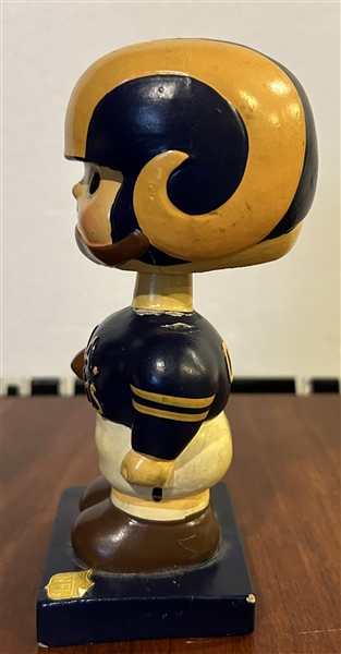 60's LOS ANGELES RAMS SQUARE BASE BOBBING HEAD