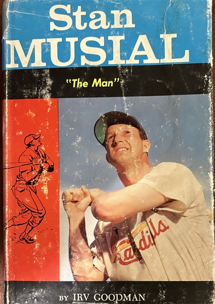 STAN MUSIAL THE MAN SIGNED BOOK w/COA