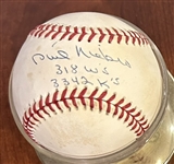 PHIL NIEKRO OFFICIAL NATIONAL LEAGUE SIGNED BASEBALL w/COA