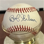 BOB GIBSON OFFICIAL NATIONAL LEAGUE SIGNED BASEBALL w/COA