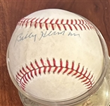 BILLY HERMAN OFFICIAL NATIONAL LEAGUE SIGNED BASEBALL w/COA