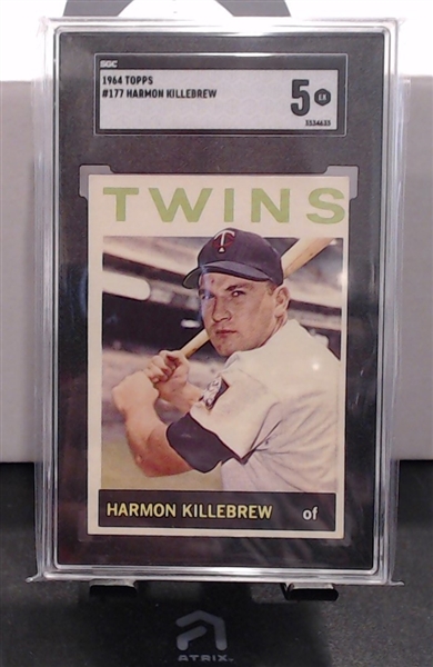 1964 TOPPS HARMEN KILLEBREW SGC 5