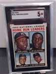 1964 TOPPS NL HOMERUN LEADERS SGC 5 (AARON MAYS)