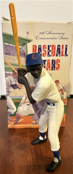 1988 25th ANNIVERSARY HARTLAND STATUE w/BOX -ERNIE BANKS