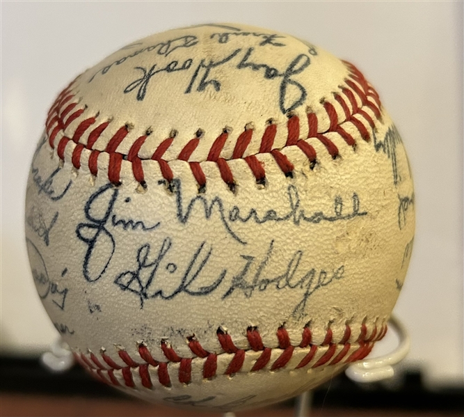 1962 NEW YORK METS FACSIMILE SIGNED BASEBALL- 1st YEAR OF METS