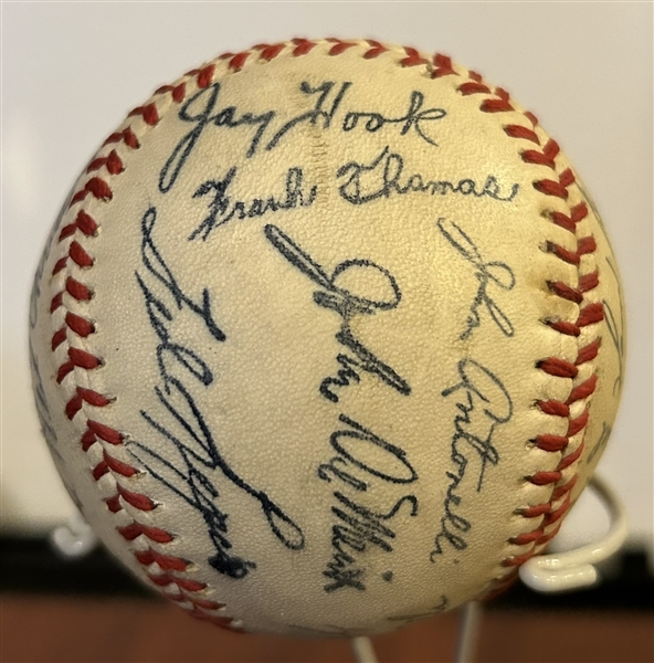 1962 NEW YORK METS FACSIMILE SIGNED BASEBALL- 1st YEAR OF METS