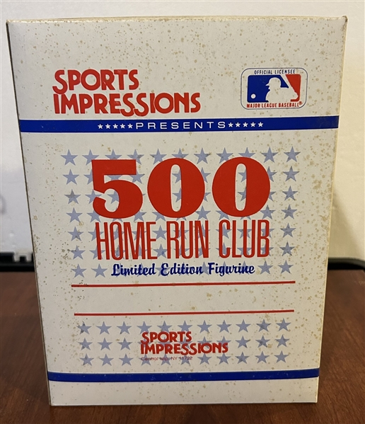 1989 ERNIE BANKS 500 HOME RUN SPORTS IMPRESSIONS STATUE w/BOX