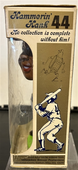 VINTAGE 70's HANK AARON BOBBING HEAD w/BOX